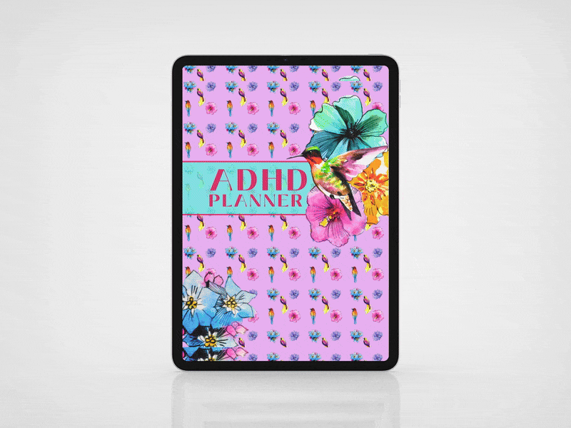 Cover page of FocusStarter printable ADHD planner